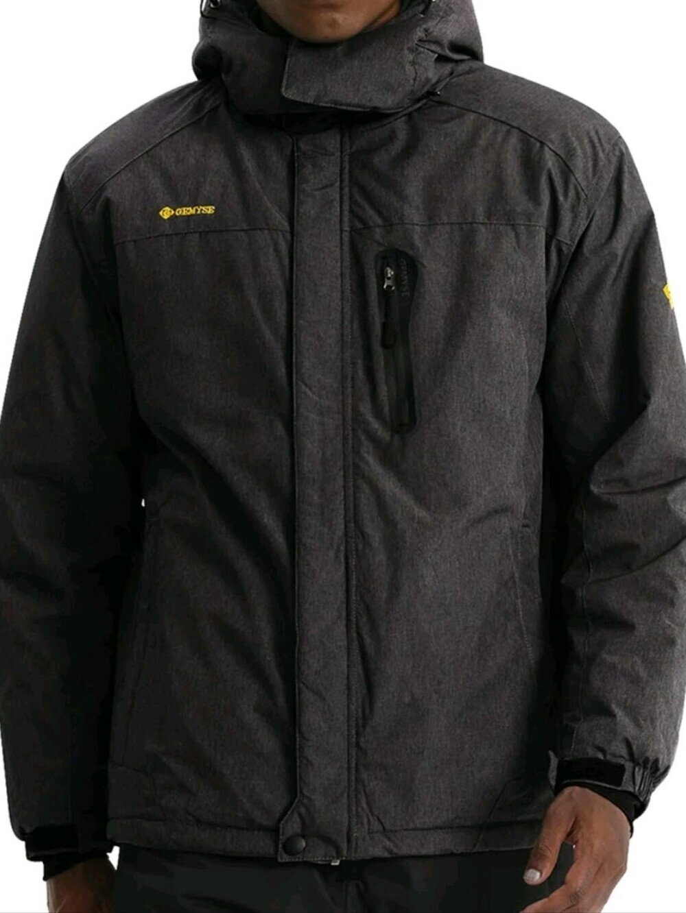 NWT Gemyse Charcoal Insulated Waterproof Winter Ski Jacket - Size Small